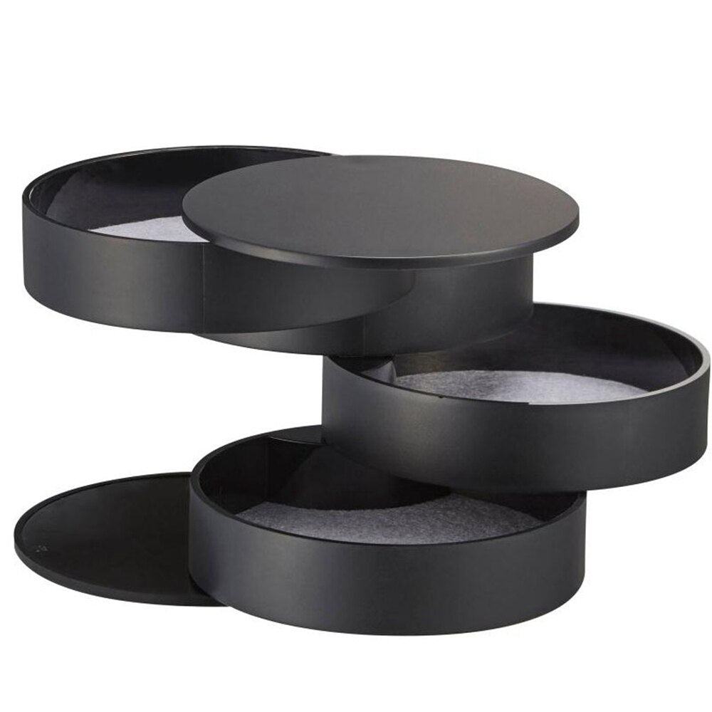 Conteneur de stockage de boîte à bijoux en plastique