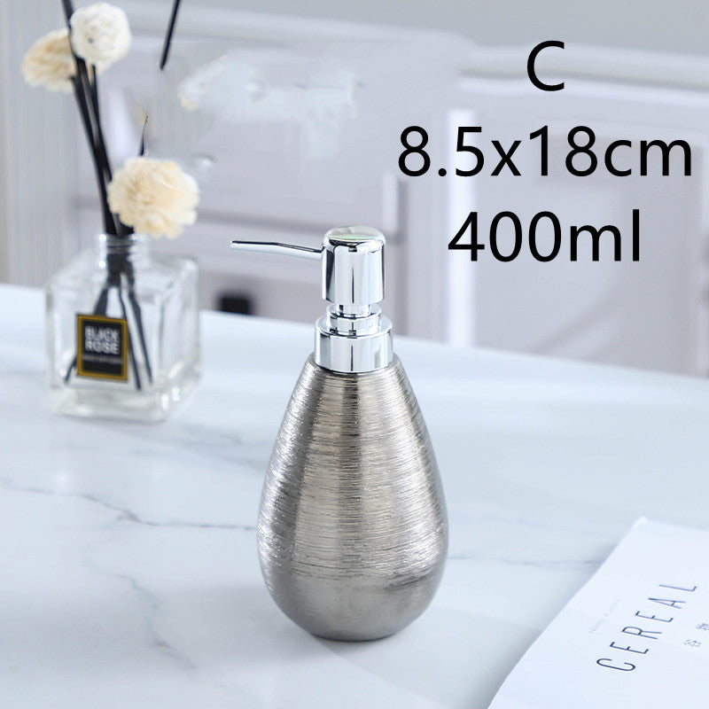 Handmade Retro Ceramic Bathroom Five-piece Set