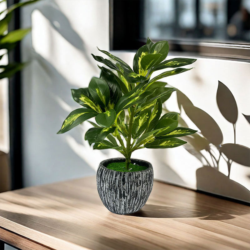Artificial monstera leaf stem – view 5