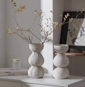 Ceramic Vase – Lace-Edge or Plain Design