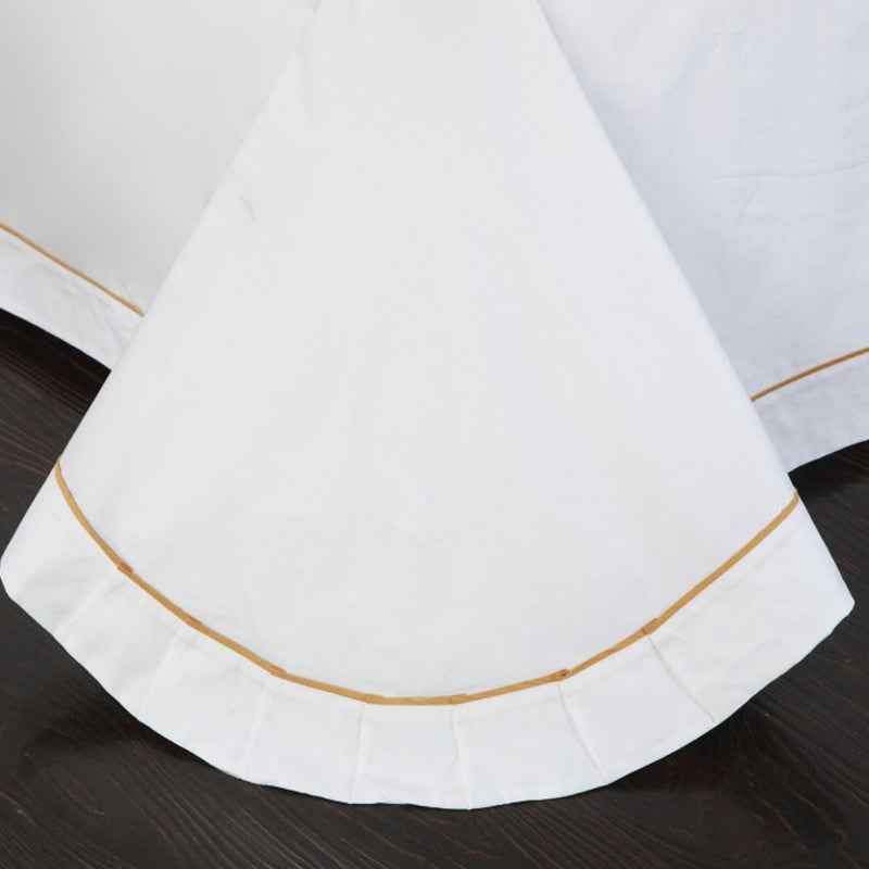 Plain Cotton Twill Bedding Set – 4 Piece