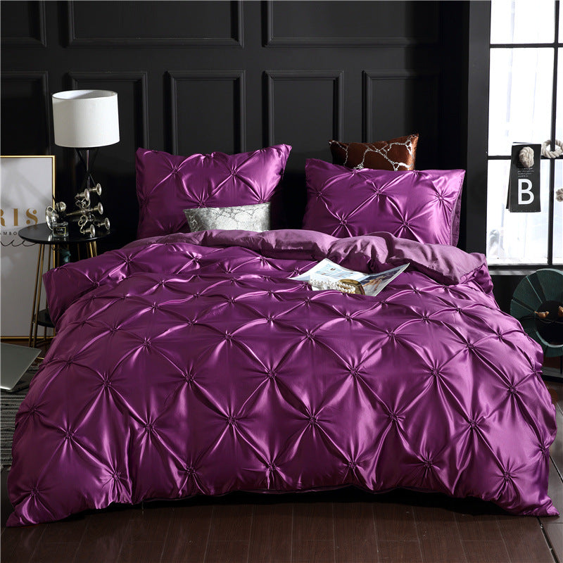 Johnson silk three-piece bedding Set