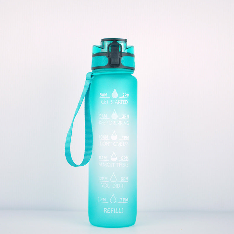 Transparent Flask Water Bottle 1000ml