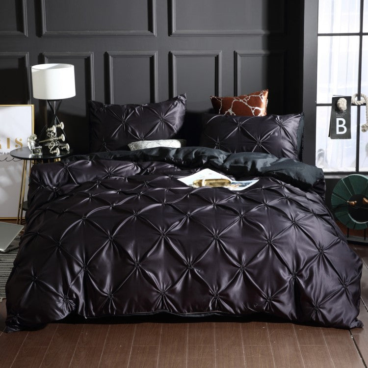 Johnson silk three-piece bedding Set