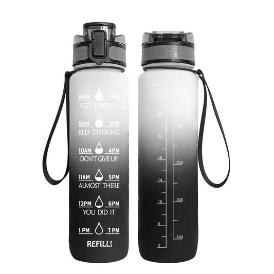 Transparent Flask Water Bottle 1000ml