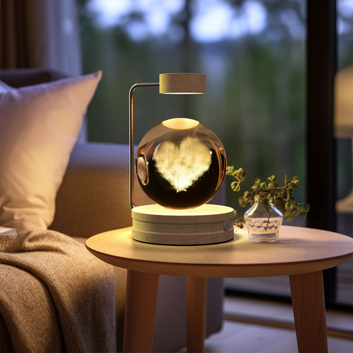 Crystal Ball  Night Light USB