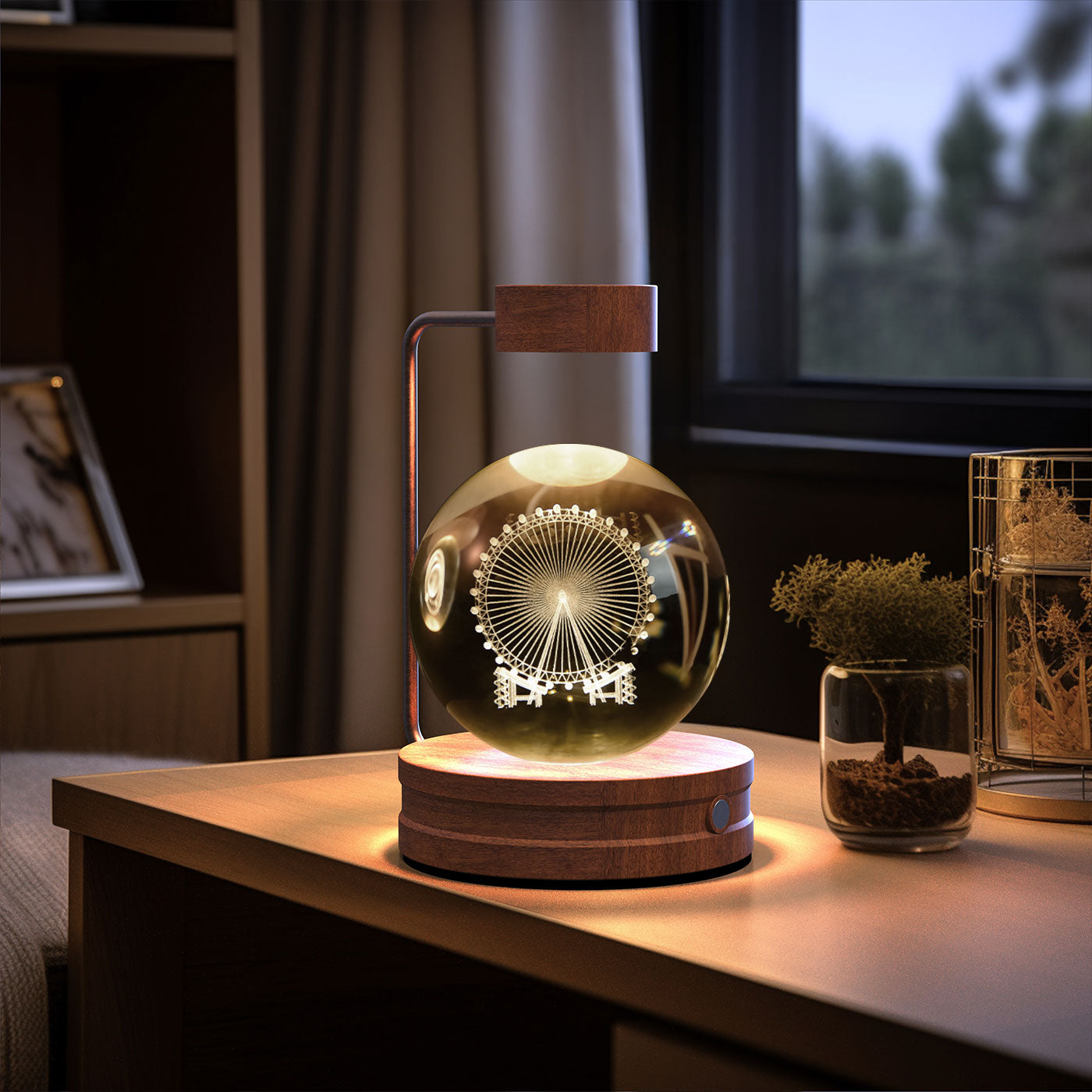 Boule de cristal Lumière de nuit USB