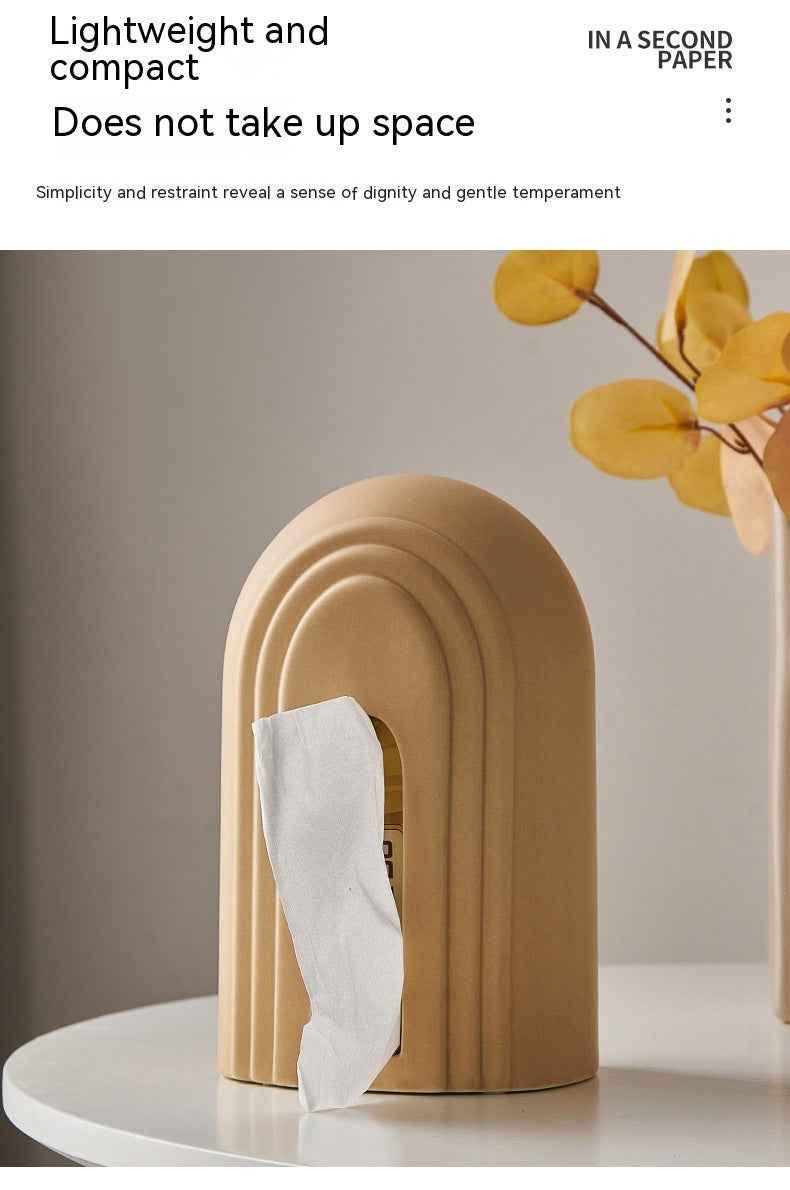 Arch Ceramic Tissue Box
