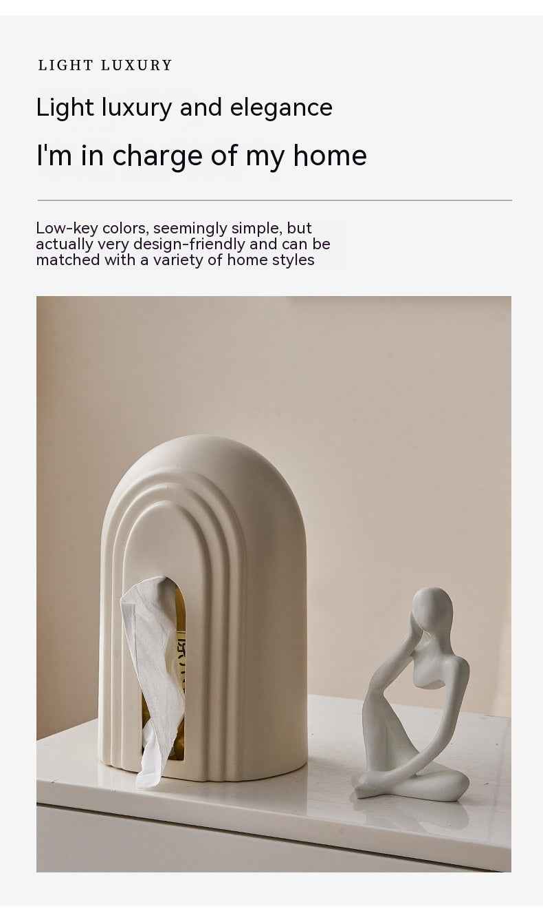 Arch Ceramic Tissue Box