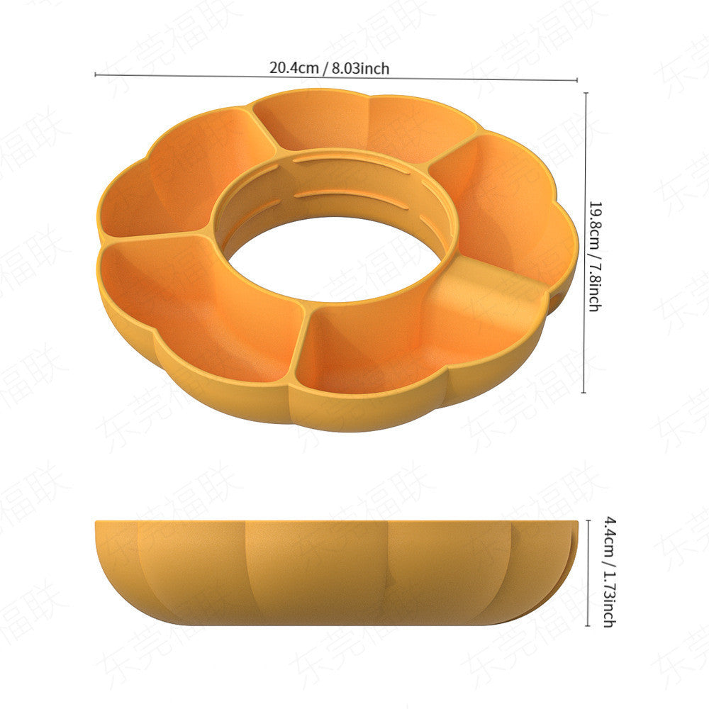 Pumpkin Type Handheld Beverage Silicone Snack Platter