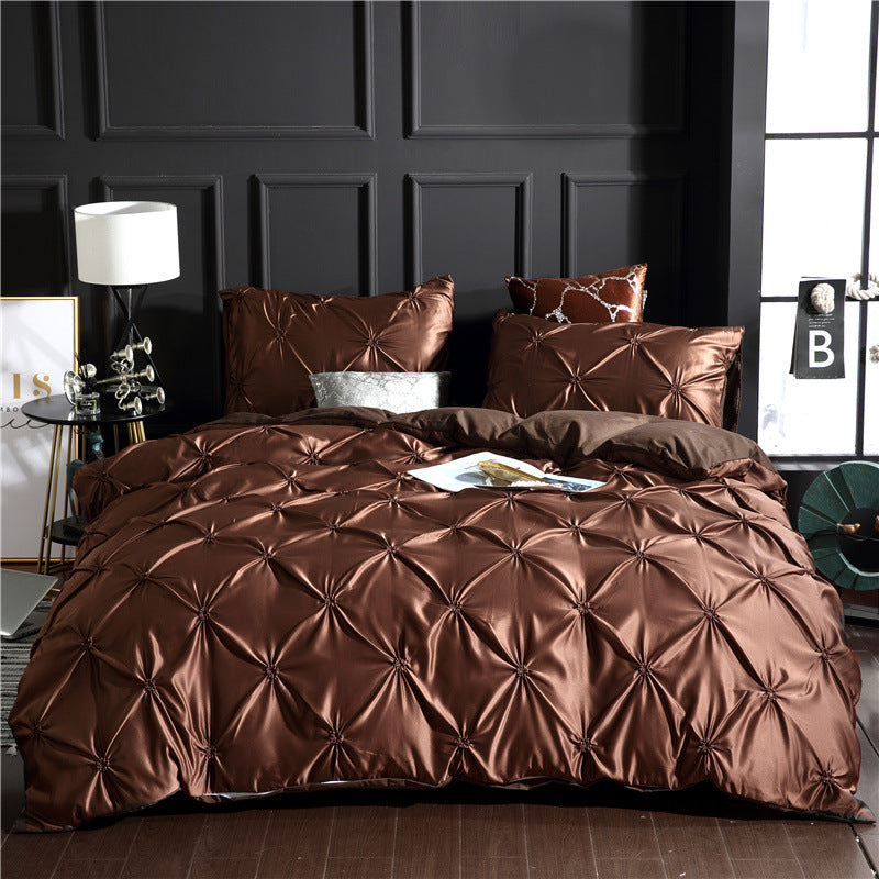 Johnson silk three-piece bedding Set