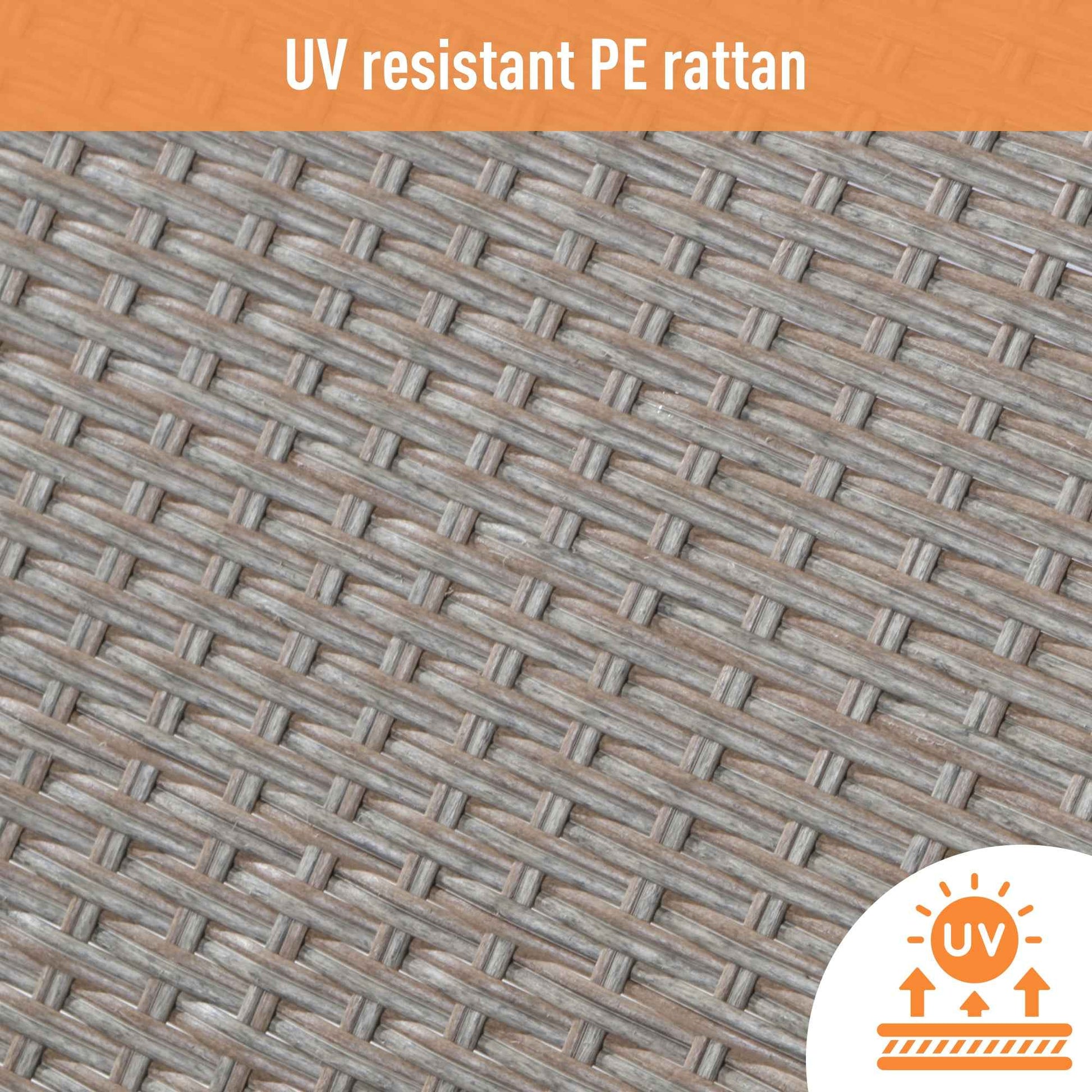 Garden Sofa,Garden Corner Sofa Rattan Patio Set, 6-7 Seater Outdoor Patio Furniture