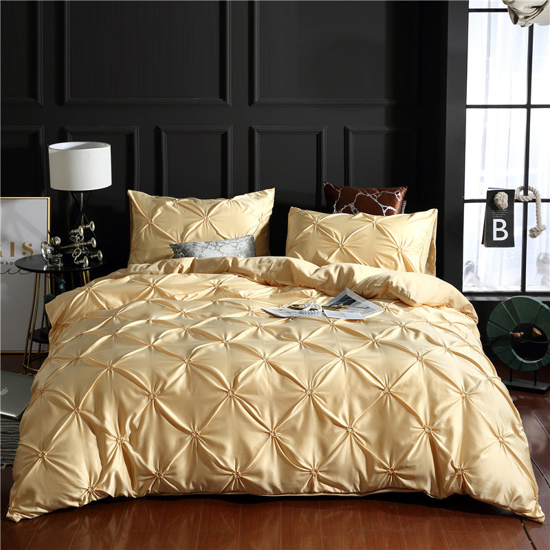 Johnson silk three-piece bedding Set