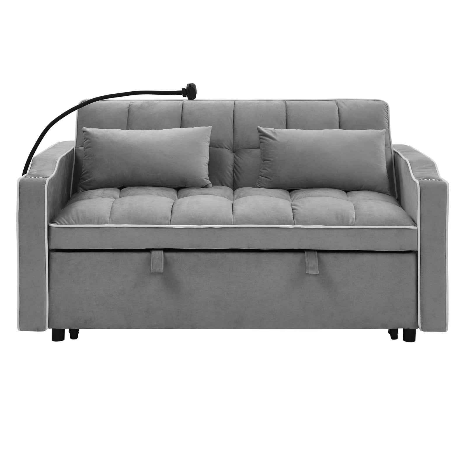 JAVESY  Versatile Foldable Sofa Bed In 3 Lengths, Modern