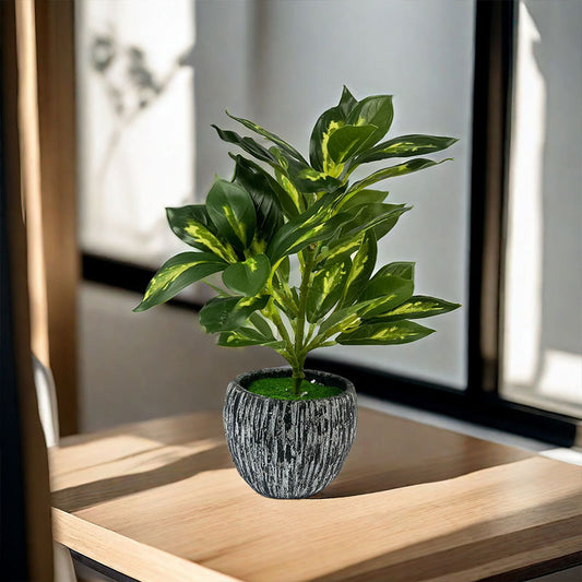 Artificial monstera leaf stem – view 2