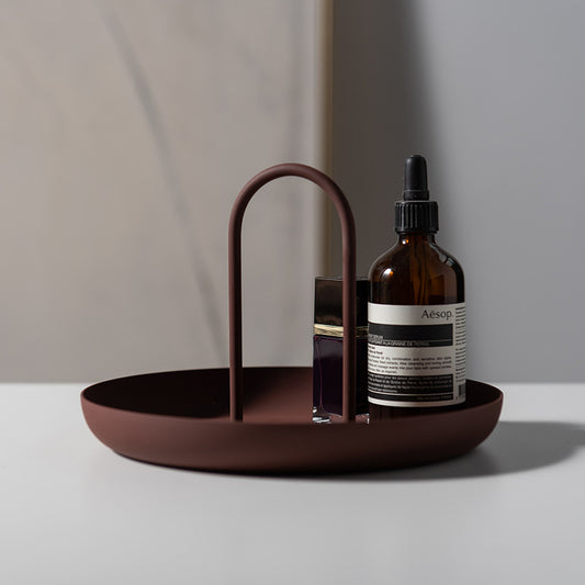 Round portable organiser tray – image 1