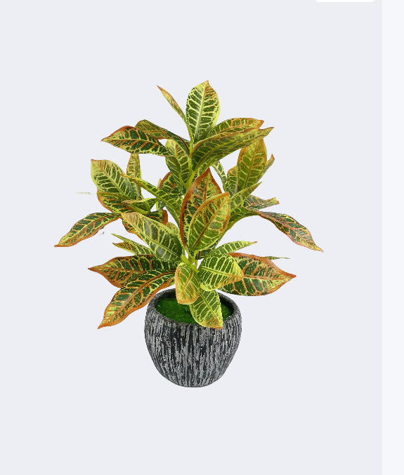 Artificial monstera leaf stem – view 8