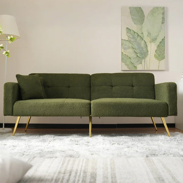 SOLACE Modern Sofa Bed Green Olive