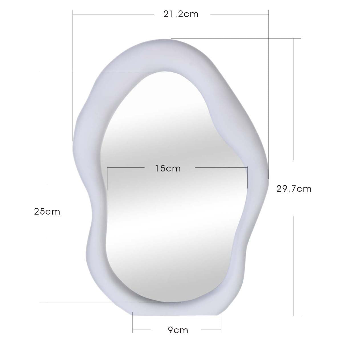 Vanité en forme de miroir