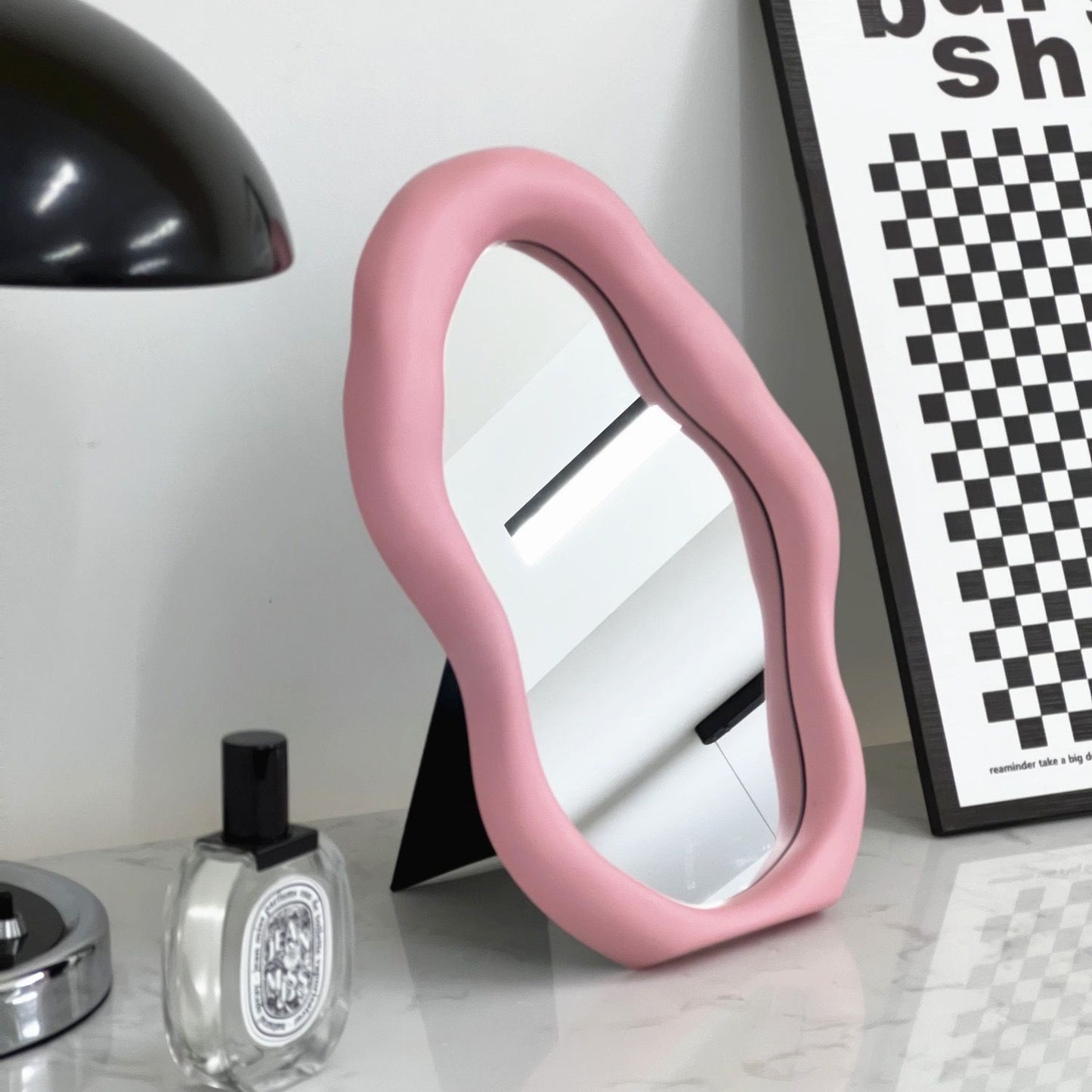 Shaped Mirror Vanity