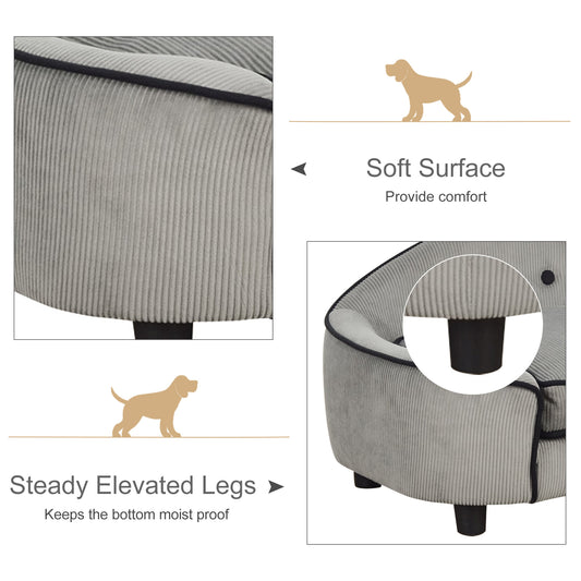 Pet Sofa Bed  Grey