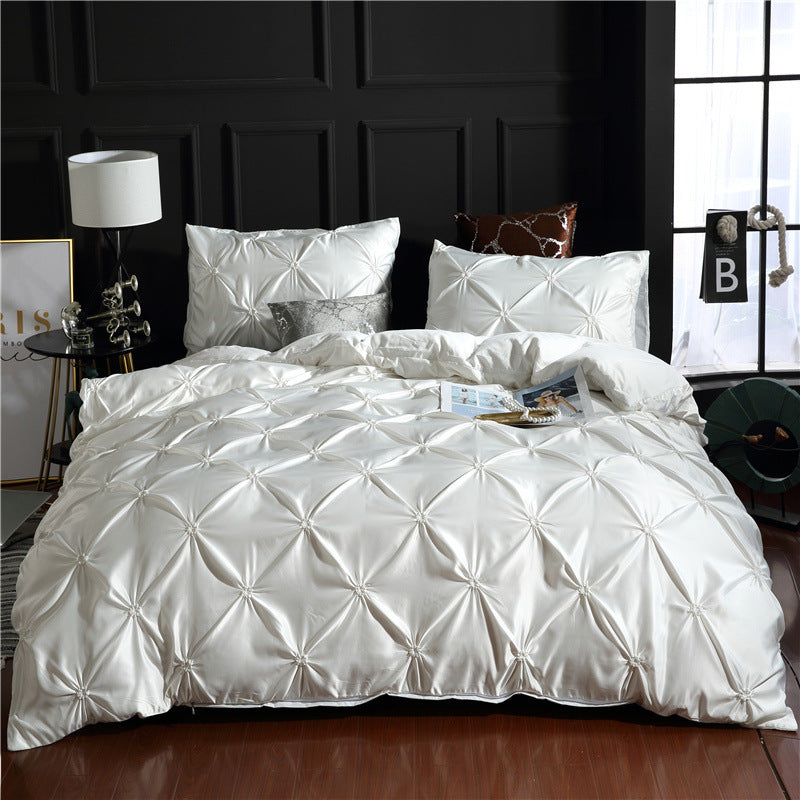 Johnson silk three-piece bedding Set