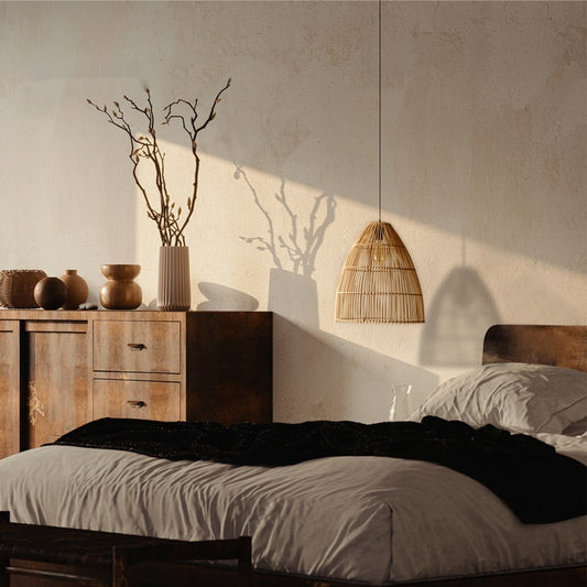 Woven Rattan Pendant Light
