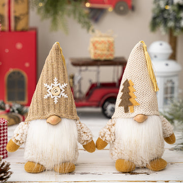 Knitted Reindeer Christmas Ornament