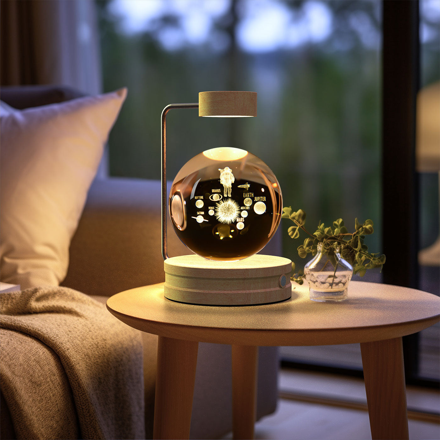 Crystal Ball  Night Light USB