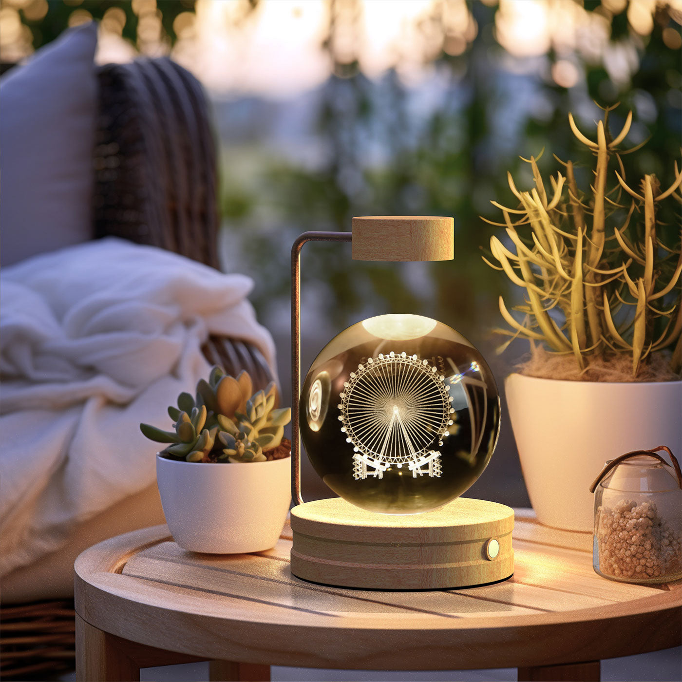 Crystal Ball  Night Light USB