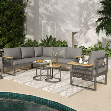 JAIROG 5-6 Seater Garden Furniture Set