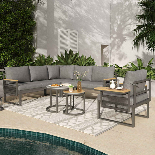 JAIROG 5-6 Seater Garden Furniture Set