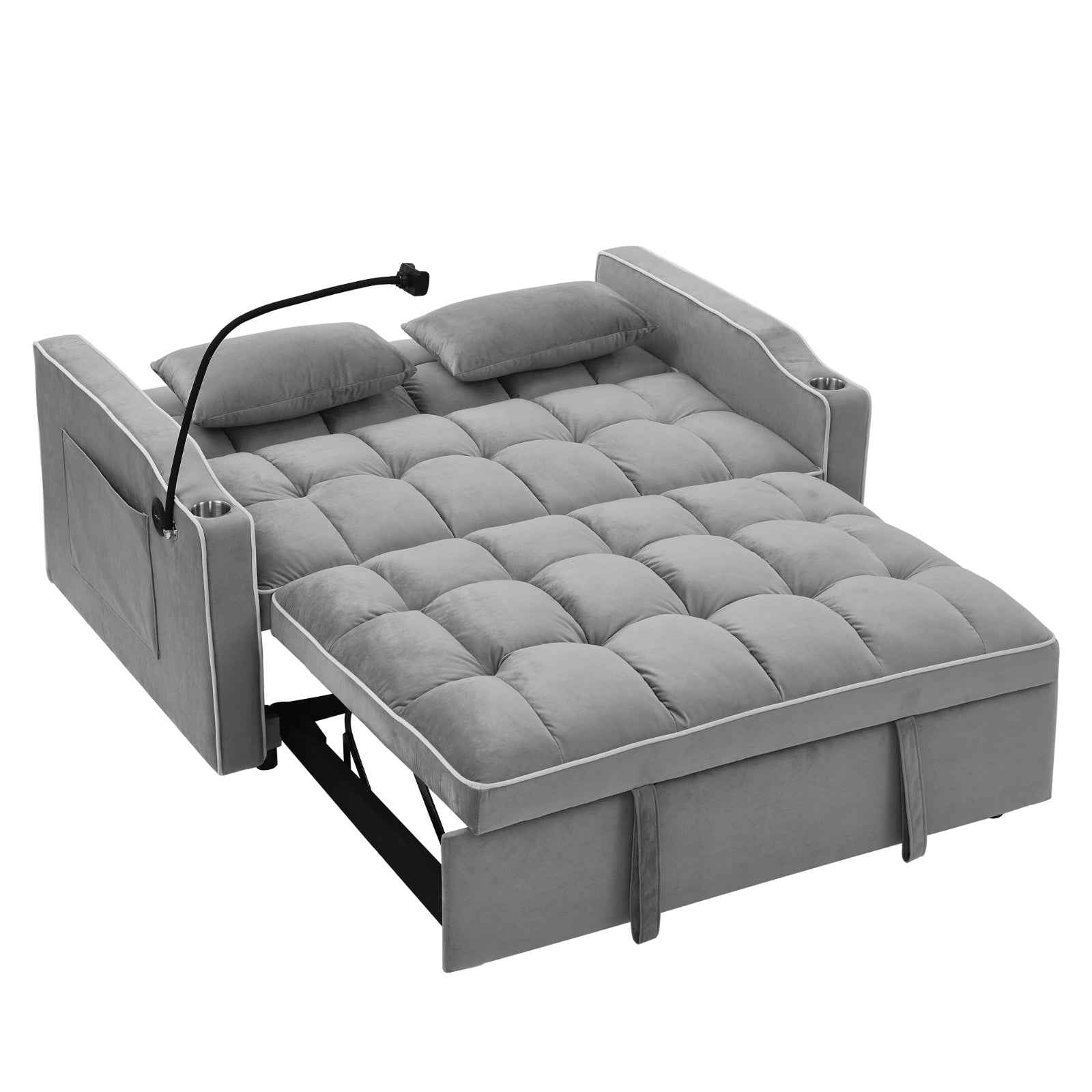 JAVESY  Versatile Foldable Sofa Bed In 3 Lengths, Modern