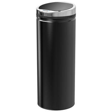 50L Sensor Bin With Quiet Soft-Close Lid  Automatic Touchless Motion Sensor,Black