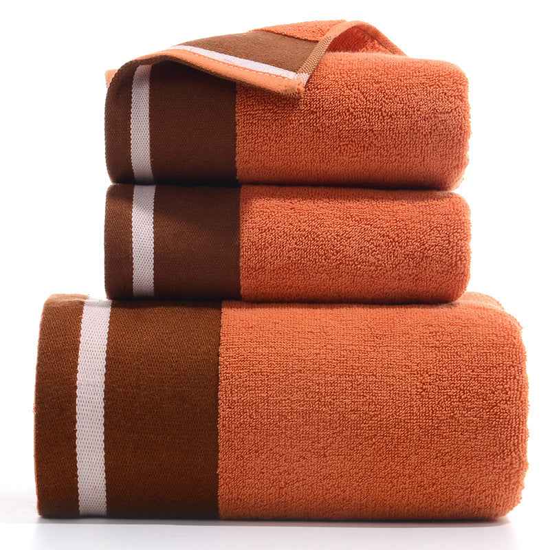 Cotton Towels Three-piece  Set