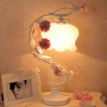 Pink Rose Bedside Lamp