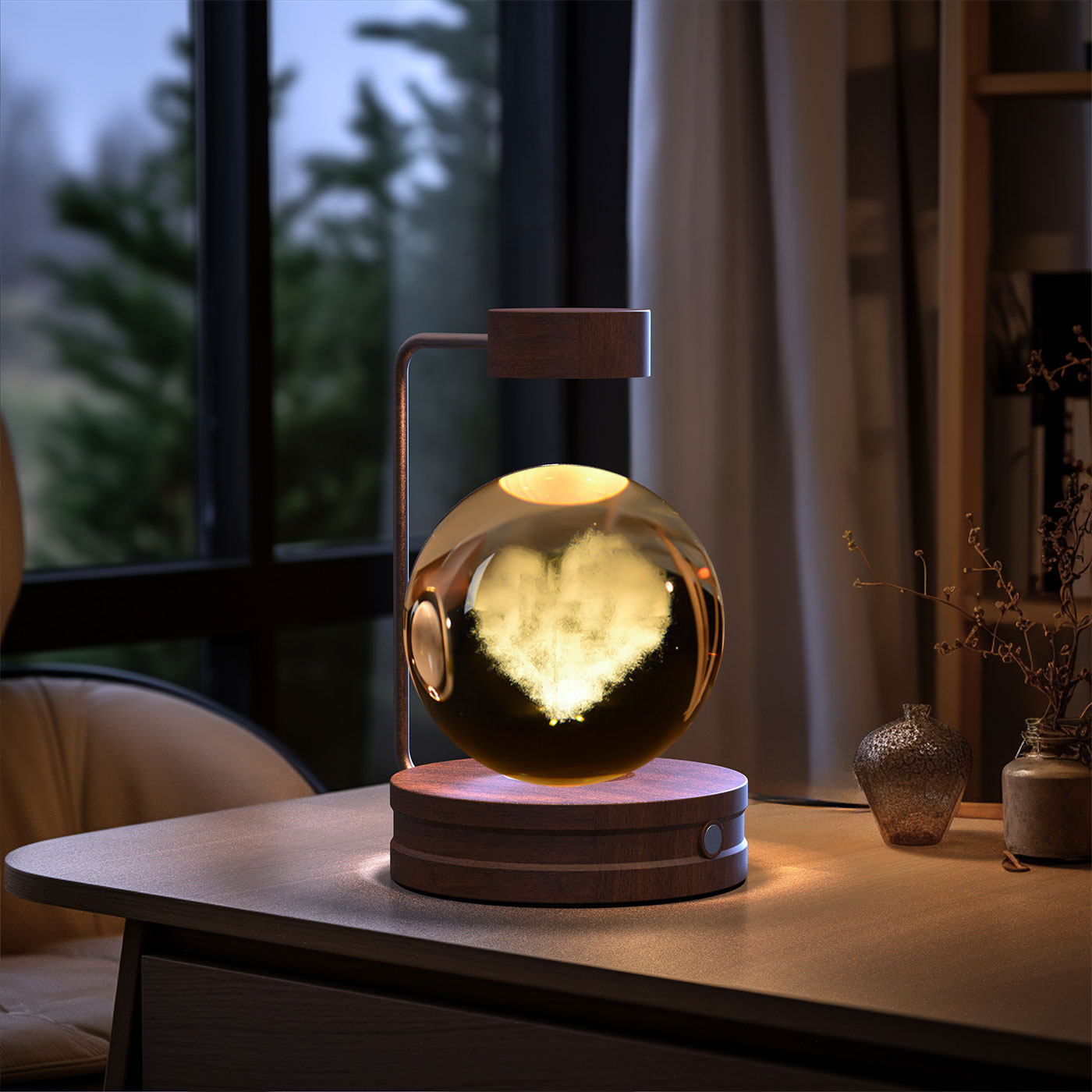 Crystal Ball  Night Light USB