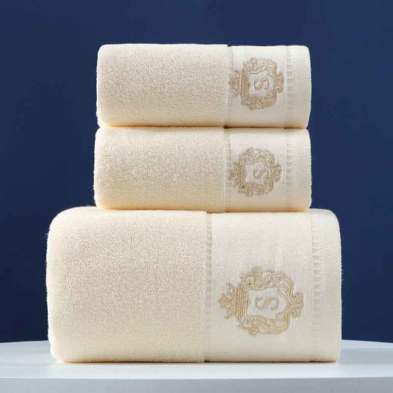 Cotton Towels Three-piece  Set
