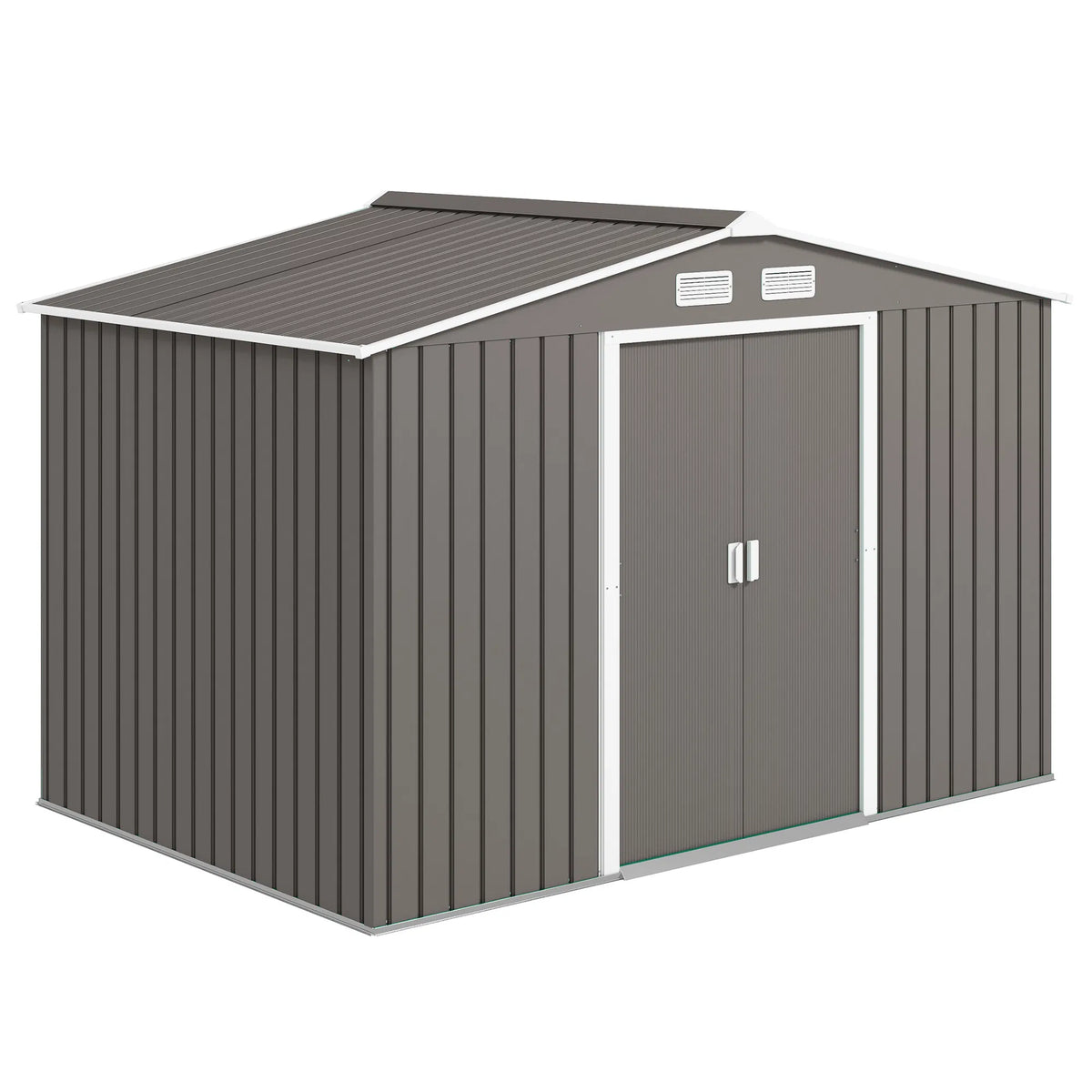 Galvanised Steel Garden Shed 9 x 6ft