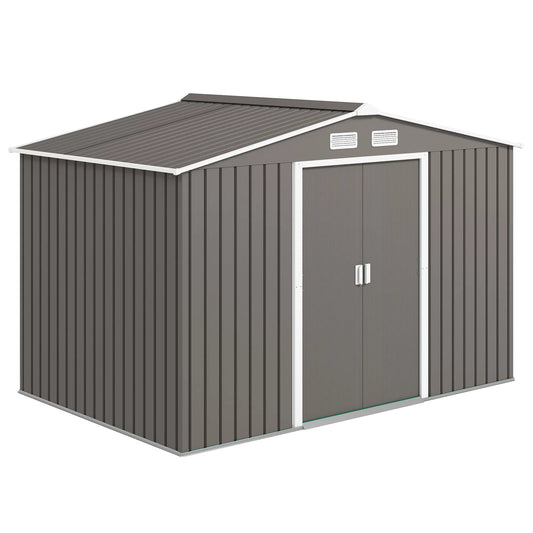 Galvanised Steel Garden Shed 9 x 6ft
