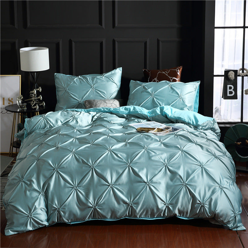 Johnson silk three-piece bedding Set