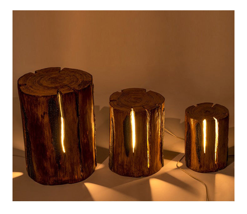 Tree Stump Garden Light