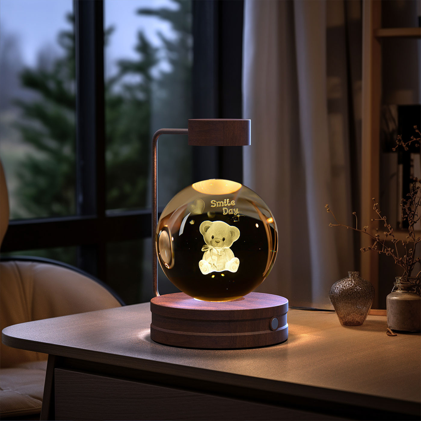 Crystal Ball  Night Light USB