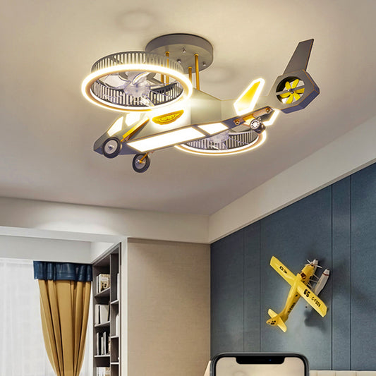 SKYWARD helicopter ceiling light for kids' rooms – image 1