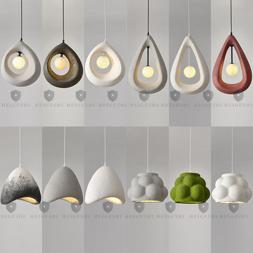 Sculptural Retro Pendant Light