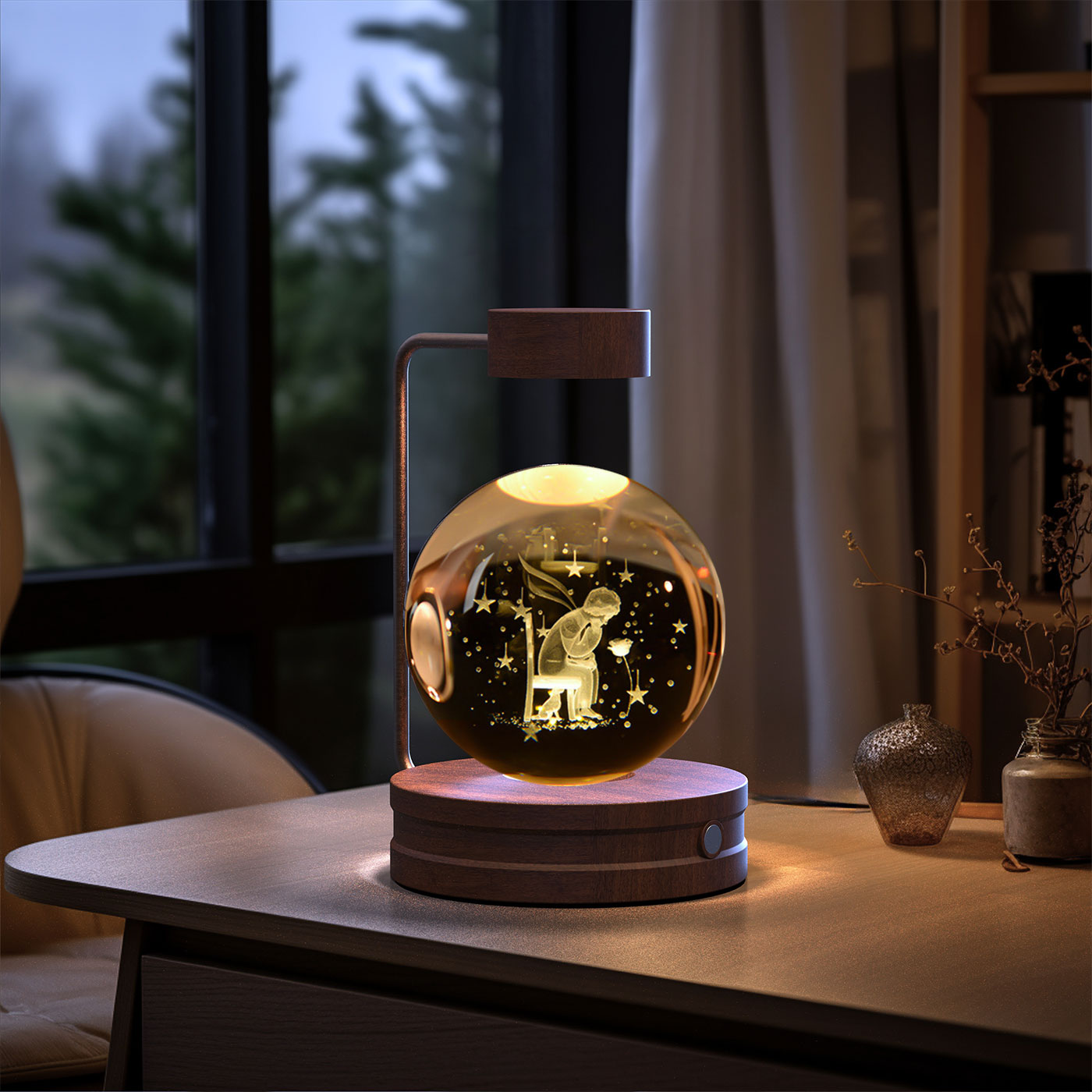 Crystal Ball  Night Light USB