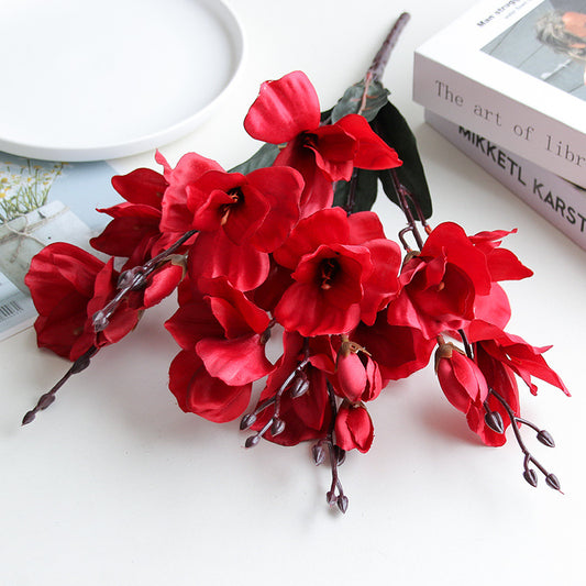 Artificial silk magnolia bunch, 43cm – view 2