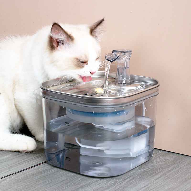 Pet  Stainless Steel Automatic Circulation Water Dispenser