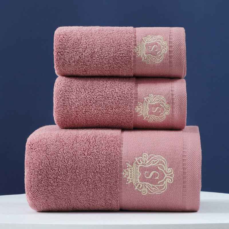 Cotton Towels Three-piece  Set