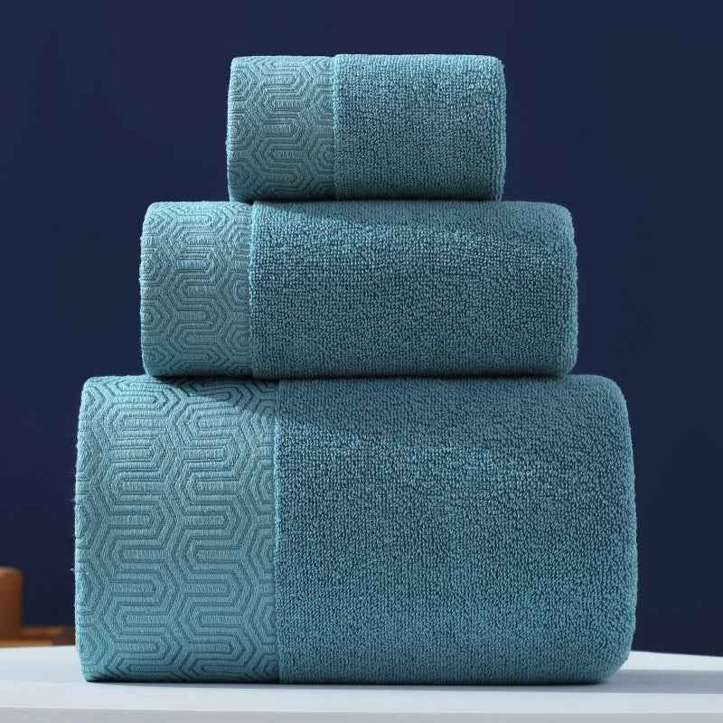Cotton Towels Three-piece  Set